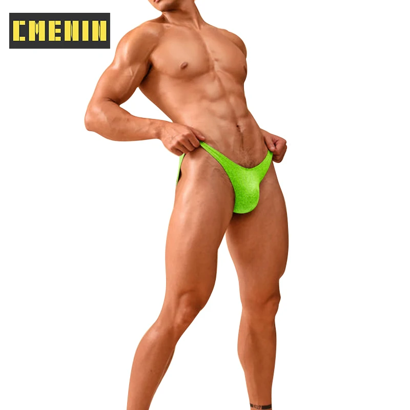 

Трусы-бикини мужские сетчатые однотонные, пикантное дышащее нижнее белье, трусы-джоки, слипы, Трусы-бикини, трусы