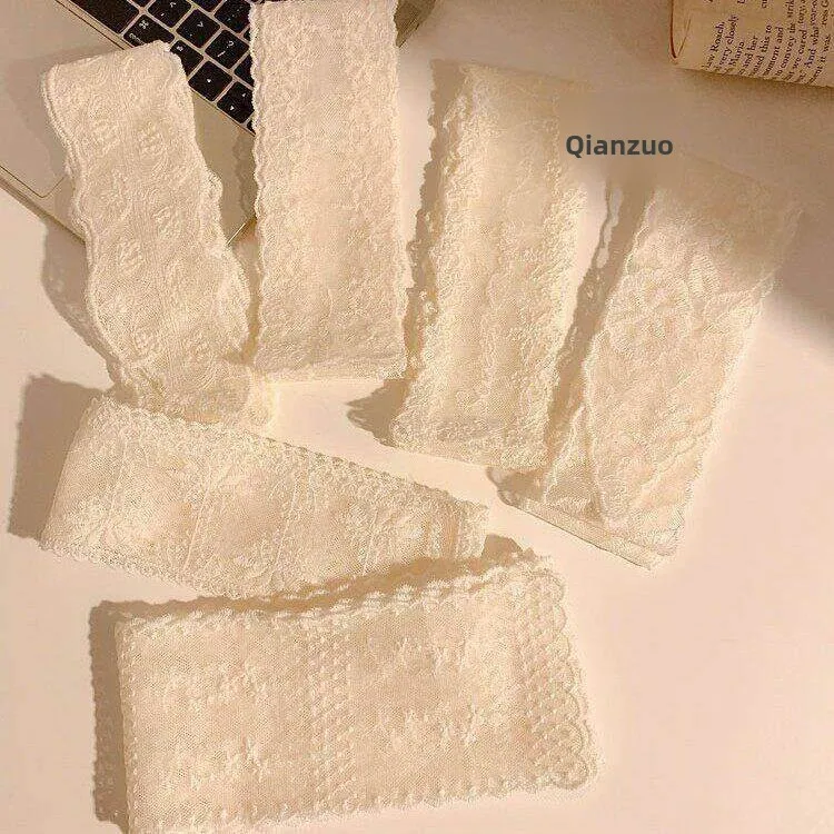 White Lace Belt New Style for Women Dress Jeans Ribbon Waist Rope Long Scarf Hairband Three-Strand Woven Non-Waterproof Child...