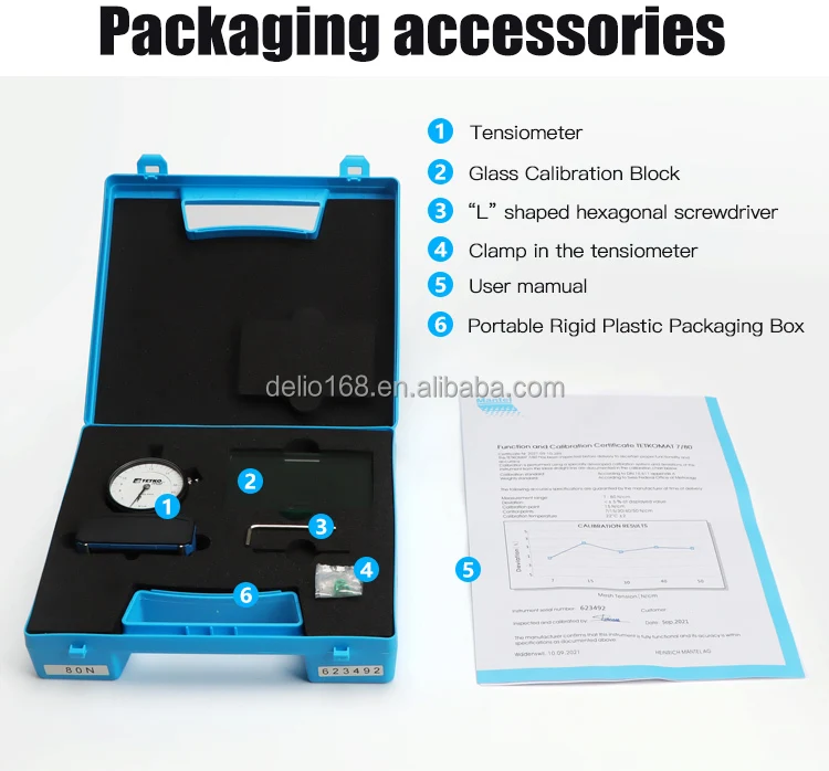 7-50N/cm Super Precision Screen Printing Mesh Tension Meter Gauge For Silk Mesh