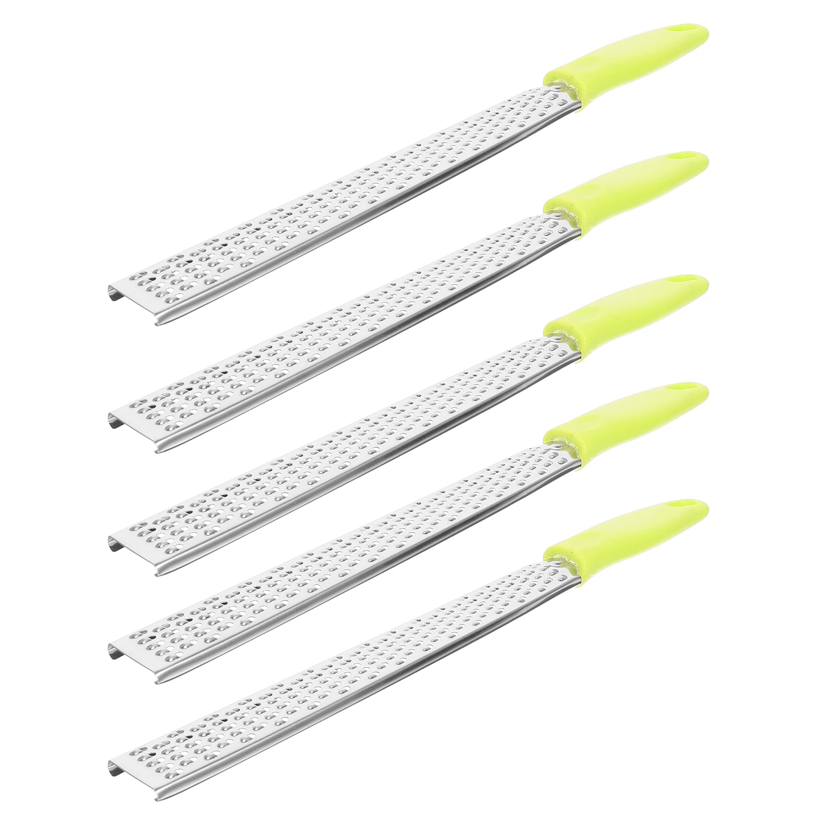 5 Pcs Kitchen Grater Stainless Steel Cheese Slicer Multi Function Tool Vegetable Powder Non Slip H Smooth Surface Wash Clean