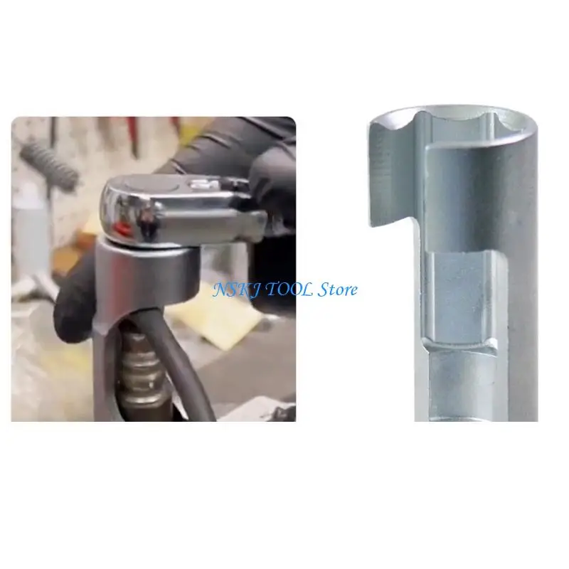 L8RC Professional 17mm/19mm 오일 호스 제거 소켓 디젤 연료 빠른 분해 자동 수리 도구를위한 라인 슬리브