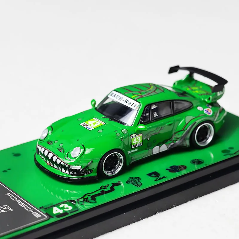 

1:64 Суперкар Flame 993 с печенью динозавра, модель автомобиля из литого под давлением сплава, для подростков, для игр с, украшением для взрослых, подарок мальчику.