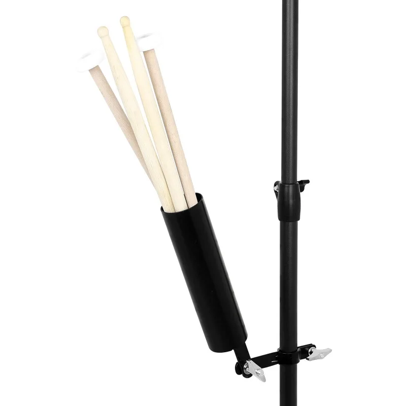 Carbon Steel Drumsticks Bucket Adjustable Drumsticks Storage Barrel Stable Drum Hammer Bucket Percussion Instrument Accessories