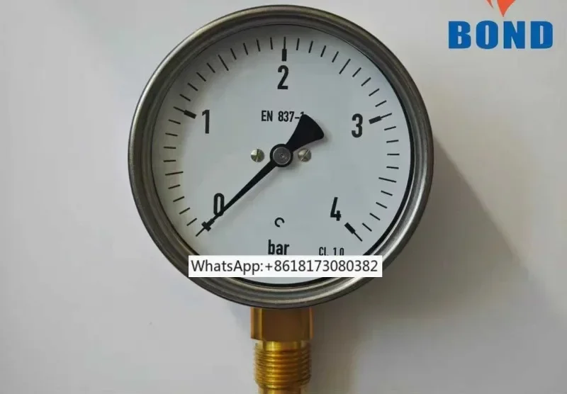 Pressure gauge KP63 0/100mbar KP100 0/250mbar RF100 1.6bar