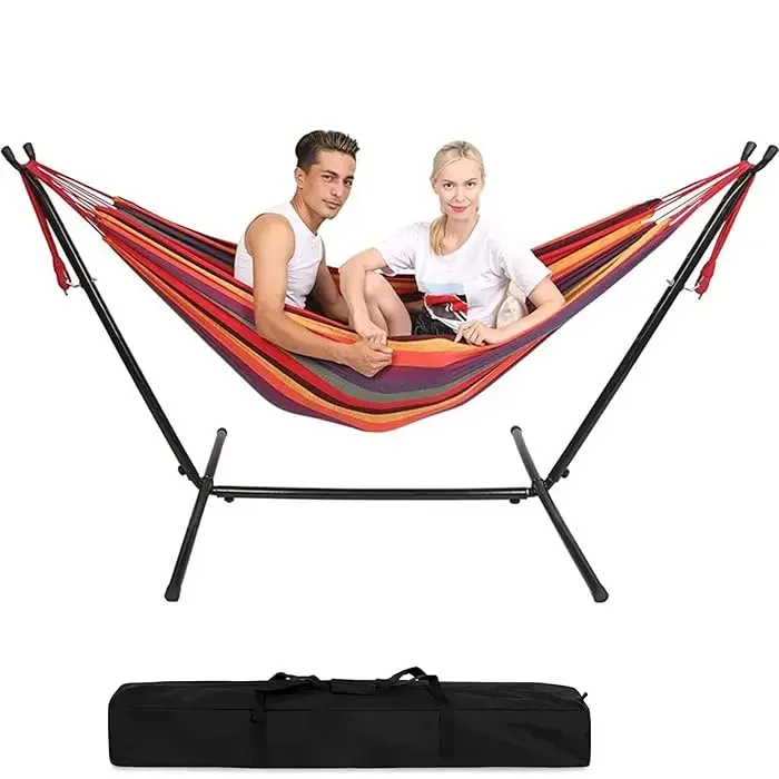 

Outdoor Garden Patio Lounge Camping Bed Heavy Duty Stand Frame Swinging