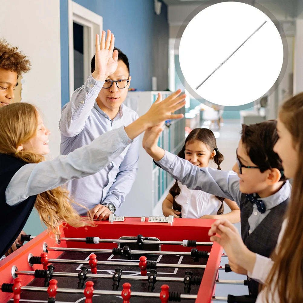 Foosball suku cadang pengganti meja, aksesori sepak bola untuk anak dan dewasa, operasi tiang mesin sepak bola