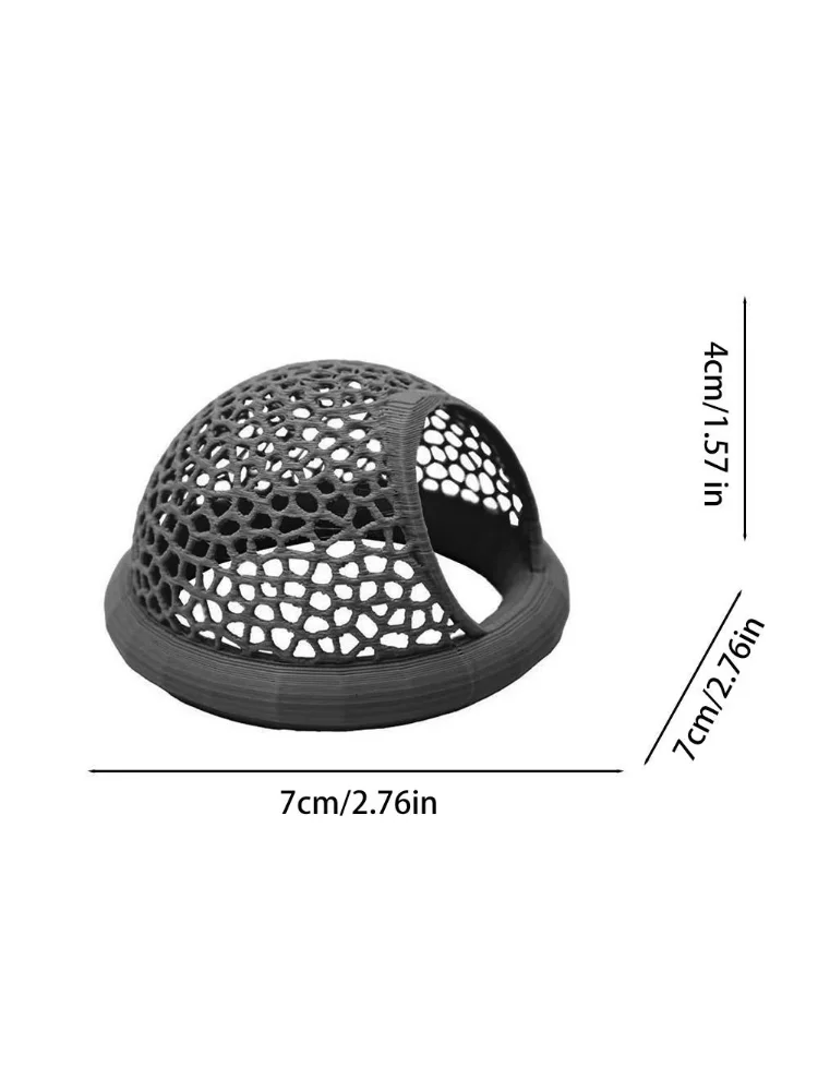 New Aquarium Floating Cave Fish Shrimp Hideout Shelter 3-in-1 Hammock Feeding Ring & Resting Spot for Betta Small Aquatic Pets