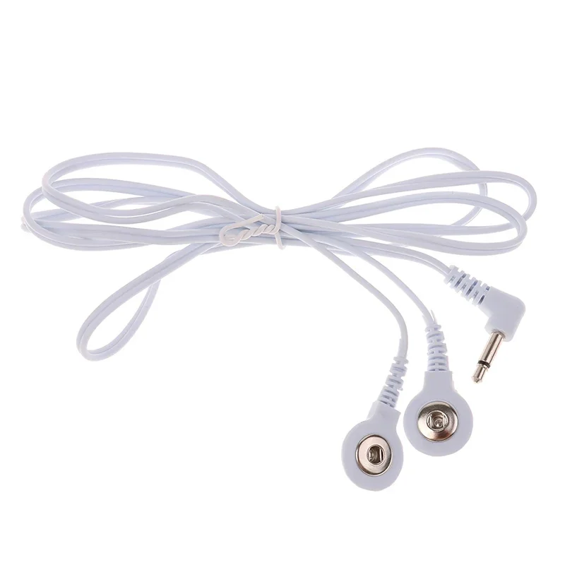Electrode Lead Wires Jack Dc Head 3.5Mm Snap Replacement Tens Unit Cables 2-way - Image 2