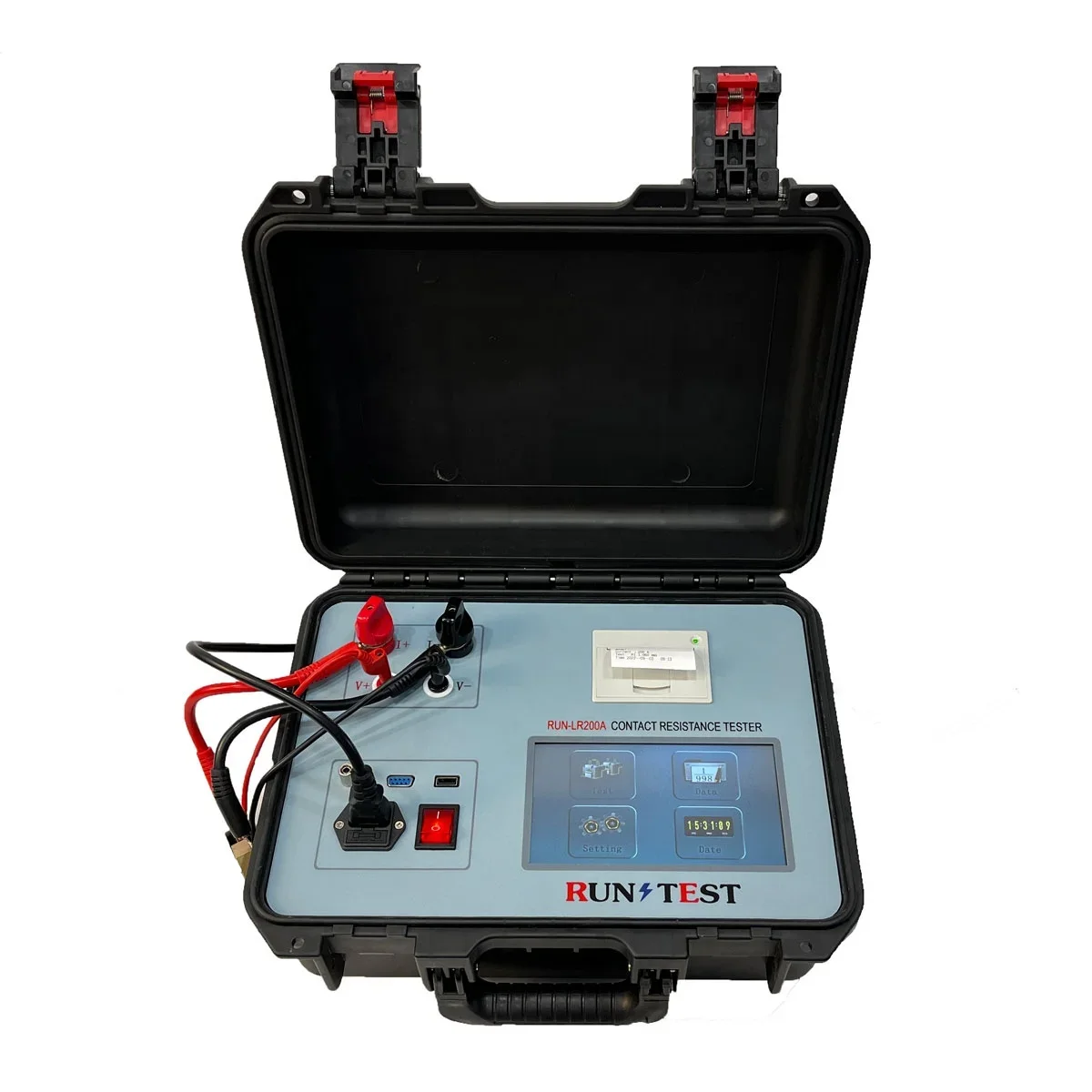 

Digital 100A/200 Loop Contact Resistance Meter Test Kit Circuit Breaker Loop Resistance Tester