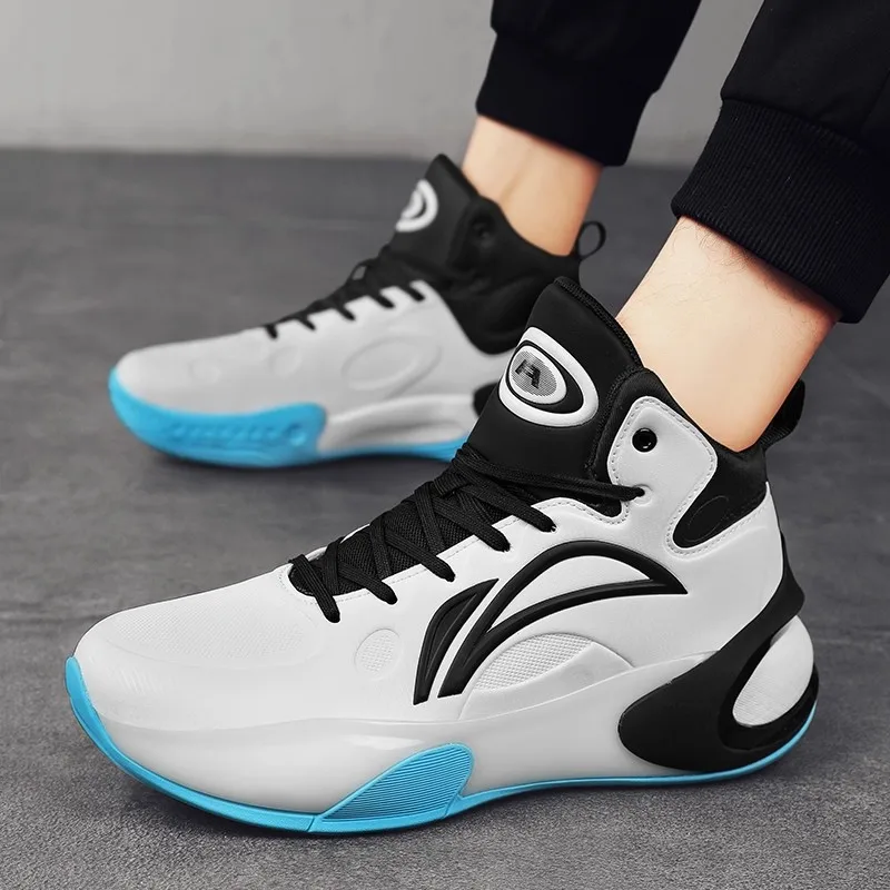 2025 New Men's and Women's Ultra-lightweight Outdoor Anti-slip Zipper Basketball Shoes Children's Basketball Shoes