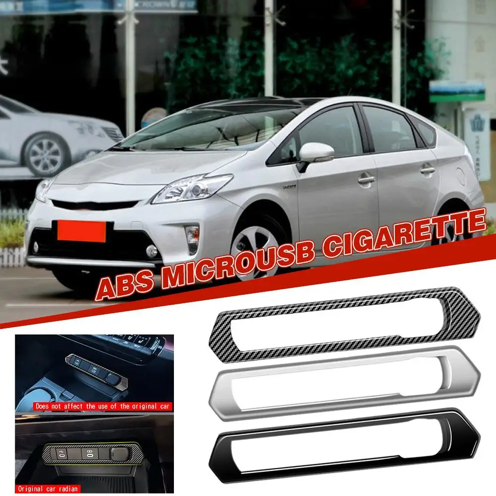 

Для Toyota Prius 60 серия 2023 2024 ABS MicroUSB прикуриватель с блестками переключатель панели декоративная крышка отделка автомобильный аксессуар D1S1