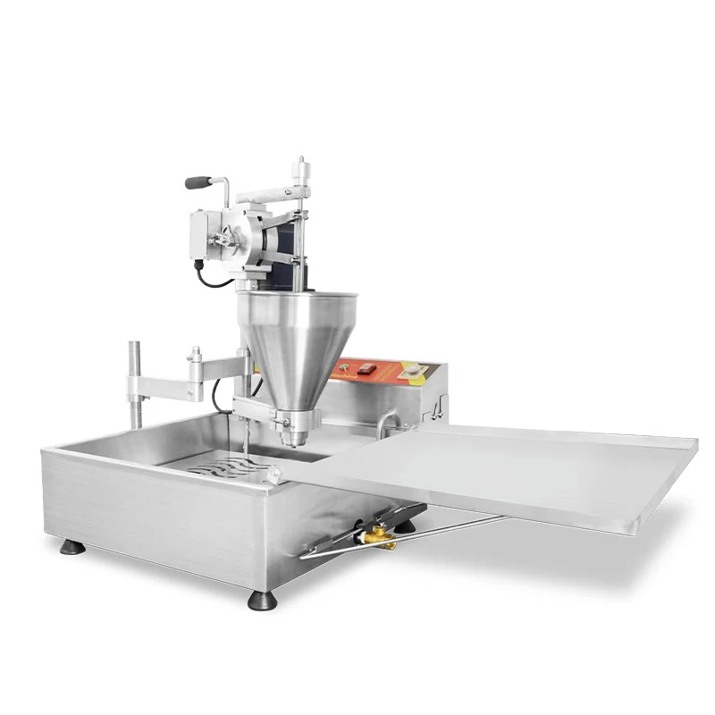 NP-7-1 Desktop Automatic Potti Donut Fryer Electric Fryer Three Types of Molds Donut Machine Commercial Donut Making
