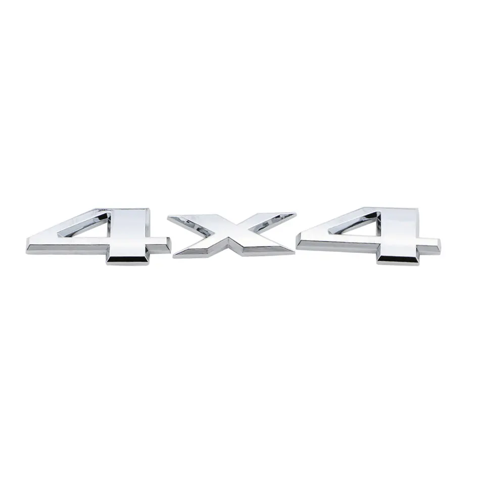 Car Styling 3D 4x4 Wheel Drive Offroad 4 x 4 Car Metal Trunk Adhesive Badge Body Tailgate Emblem For Jeep Wrangler Liberty