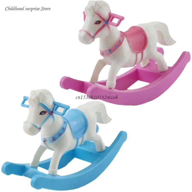 Early Educational Small Mini Rocking Horse Toy for 1 2 3 4 5 Year Old Boys Girl Dropship