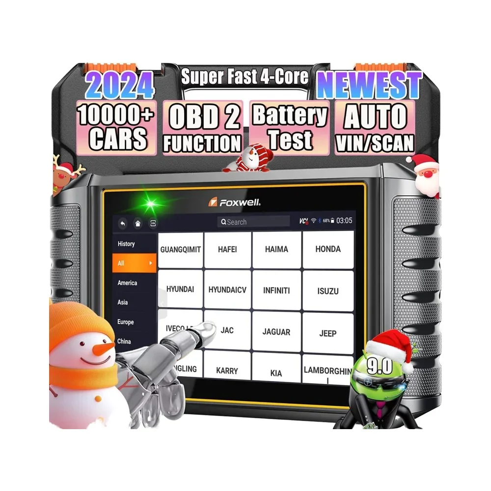 

2025 FOXWELL NT706 OBD2 Scanner Accurate Code Reader Scan Tool for Check Engine SRS (Airbag) Transmission-Free Diagnostic Tools