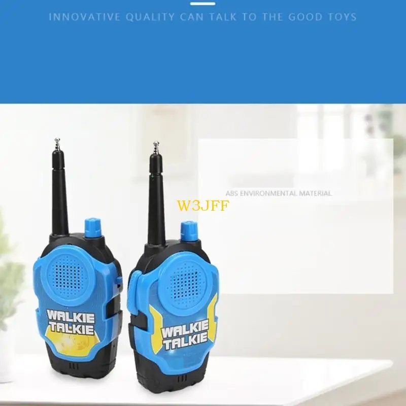 Pacote w3jf 2 mini walkie walkie talkie intercom brinquedo crianças ao ar livre conversas sem fio