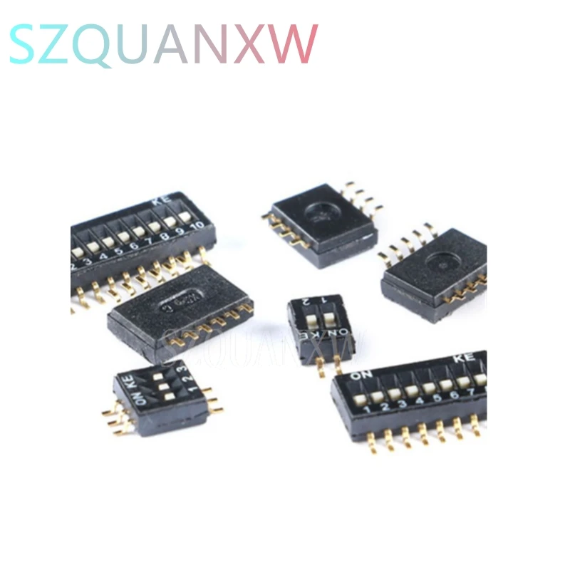 5PCS SMD SMT Slide Type Switch 1P 2P 3P 4P 5P 6P 8P 10P 1.27mm Position Way SOP Black Pitch Toggle Switch Black Snap Switch