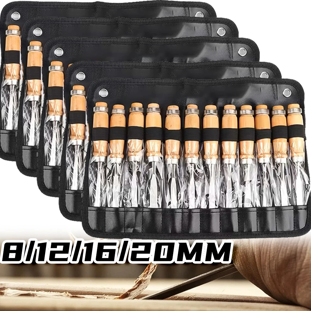 مقبض الخشب نحت إزميل أداة مجموعة الكربون الصلب السكاكين DIY بها بنفسك المهنية النجارة نجار حرفي نحت هدايا المبتدئين #1