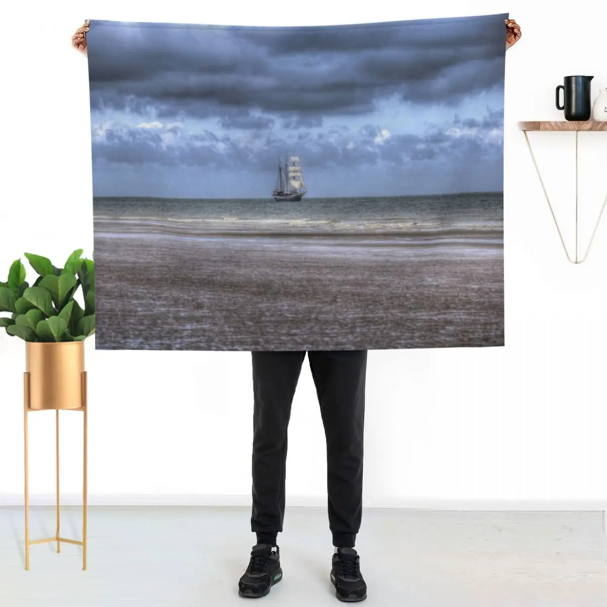 Age Of Sailing Throw Blanket Plaid Nap Designers Soft Decorative Throw valentine gift ideas Blankets