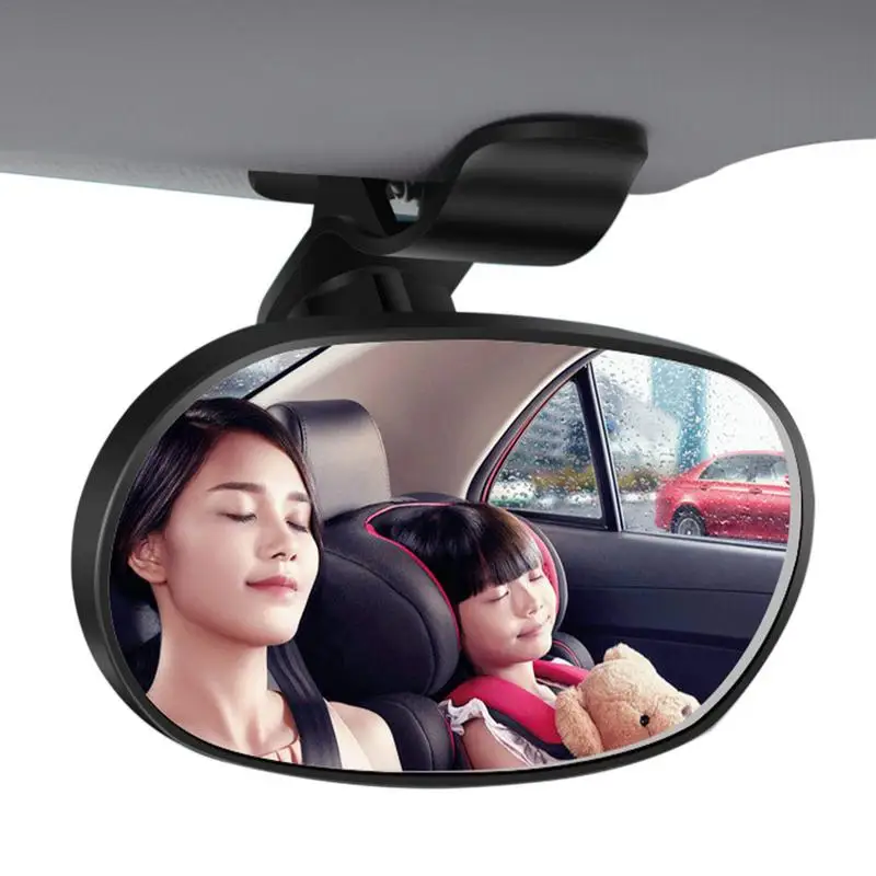 Rear Facing Car Seat Mirrors 360 degrees Rotation Back Seat Mirrors Wide Clear View Shatterproof Safety Car Seat glass mirrors