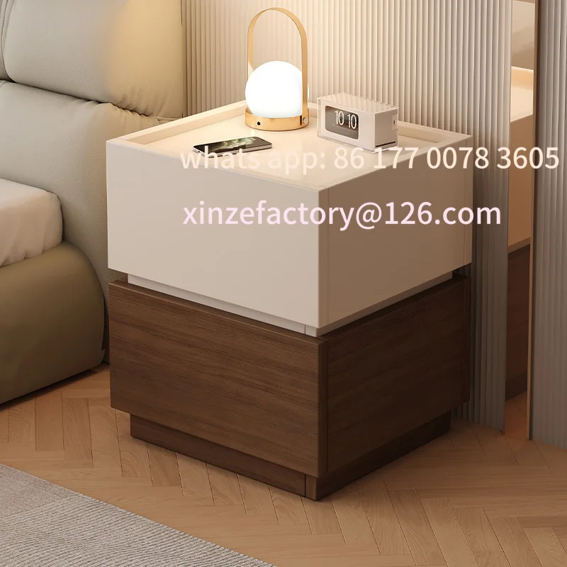 

Customizable bedside table Household Italian minimalist storage Free combination cabinet