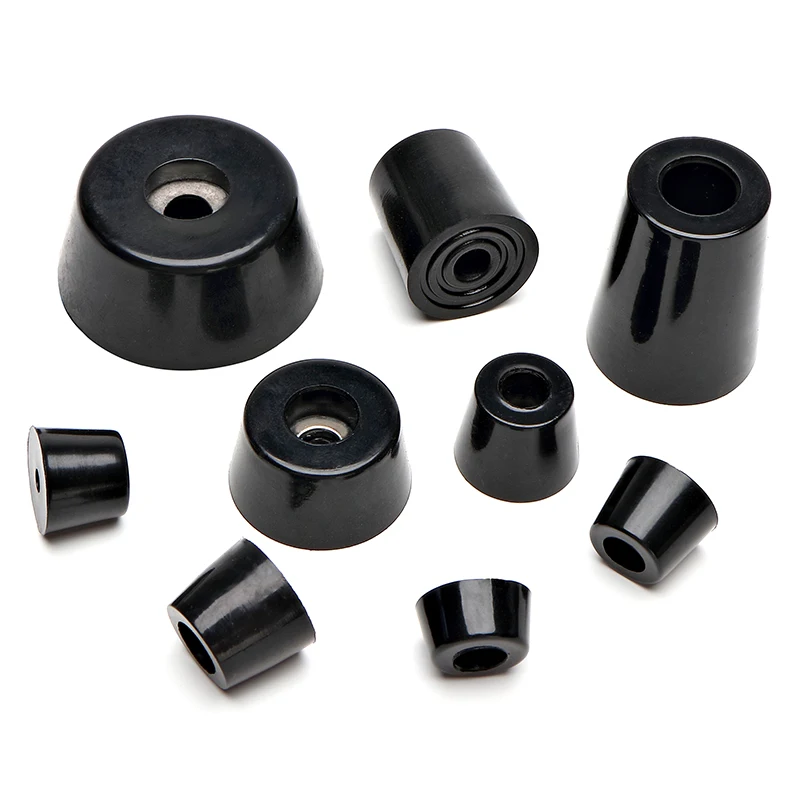 Anti Slip Furniture Legs Feet  Conical Rubber Shock Pad Floor Protector Furniture Parts Furniture Cups Mute Abrasion Resistant