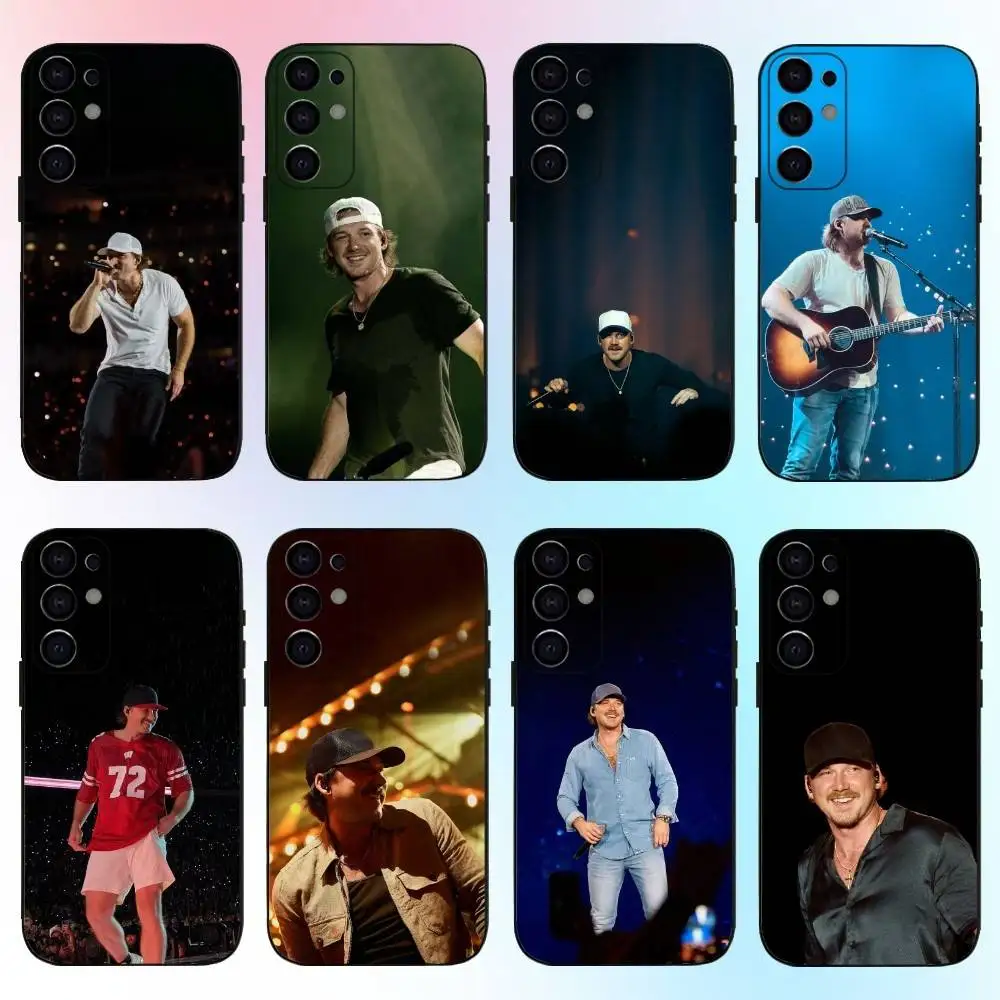 

H-Hot Singer M-Morgan W-Wallen Phone Case For Samsung S25,S24,S21,S22,S23,S30,Ultra,S20,Plus,Fe,Lite,Note,10,9,5G Black Cover