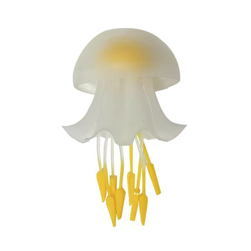 Fish Tank Aquascape Decorative Luminous Silicone Fake Jellyfish Aquarium Accessories Lifelike Floating Artificial Decorations - Image 5
