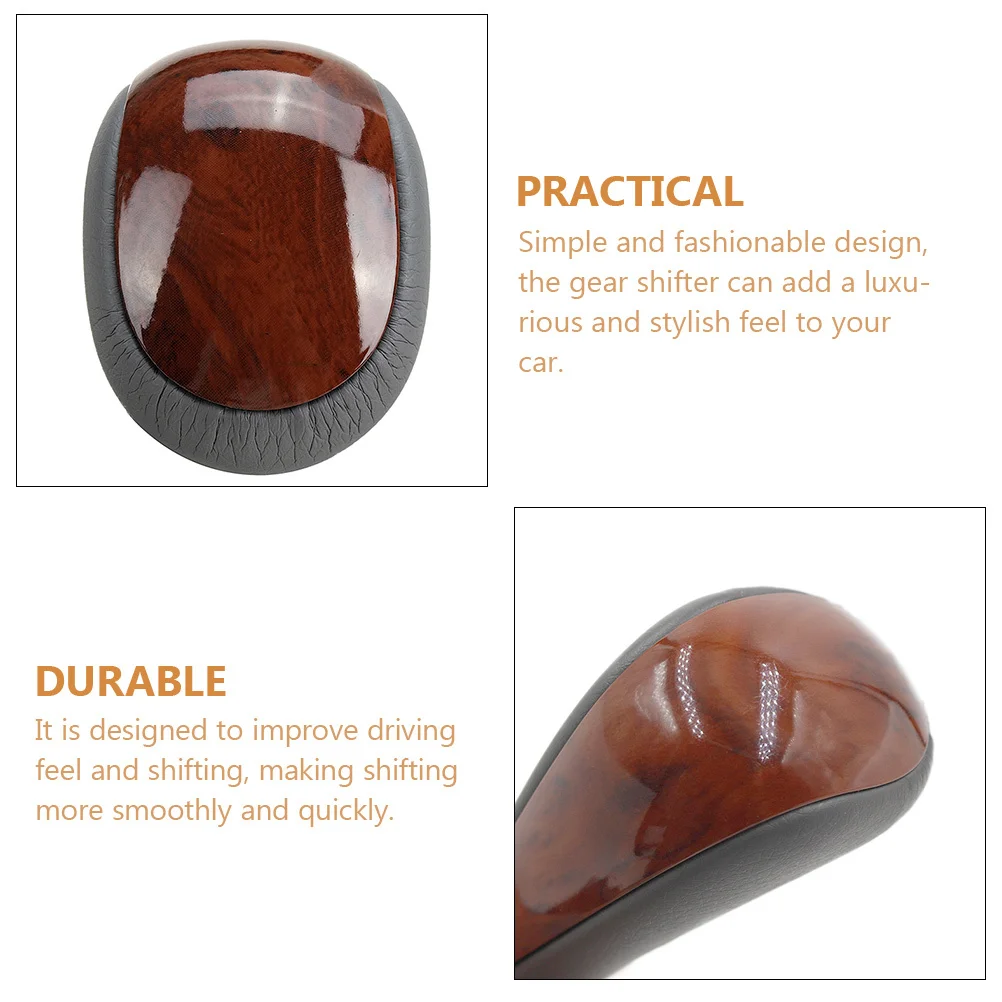 

Durable Automatic Gear Shifting Knob PU ABS Car Gear Lever Head Smooth Comfortable Grip Replacement Shifts Knob Automatic