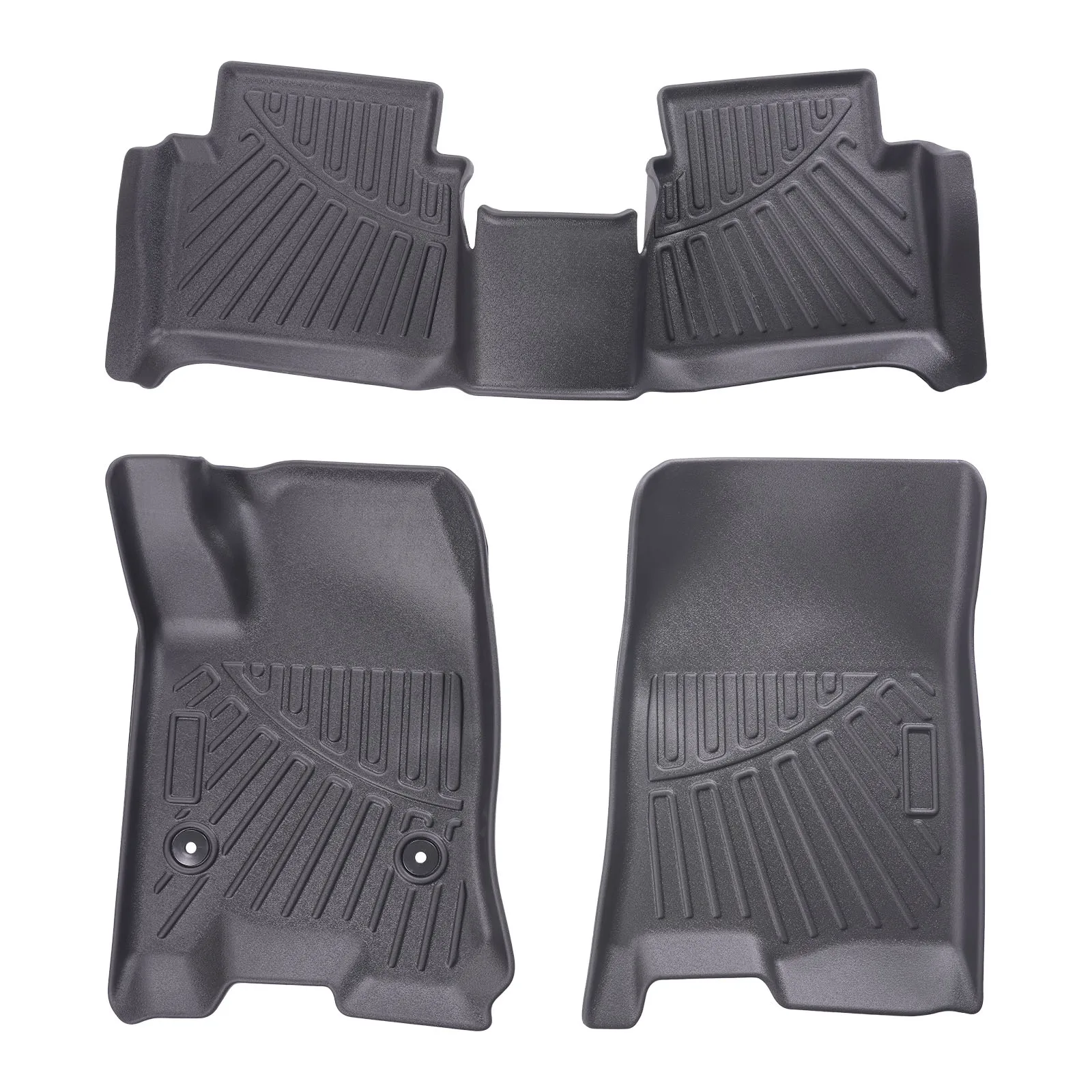 

Floor Mats Liners All Weather For GMC Canyon Crew Cab 2023-2024 Black New