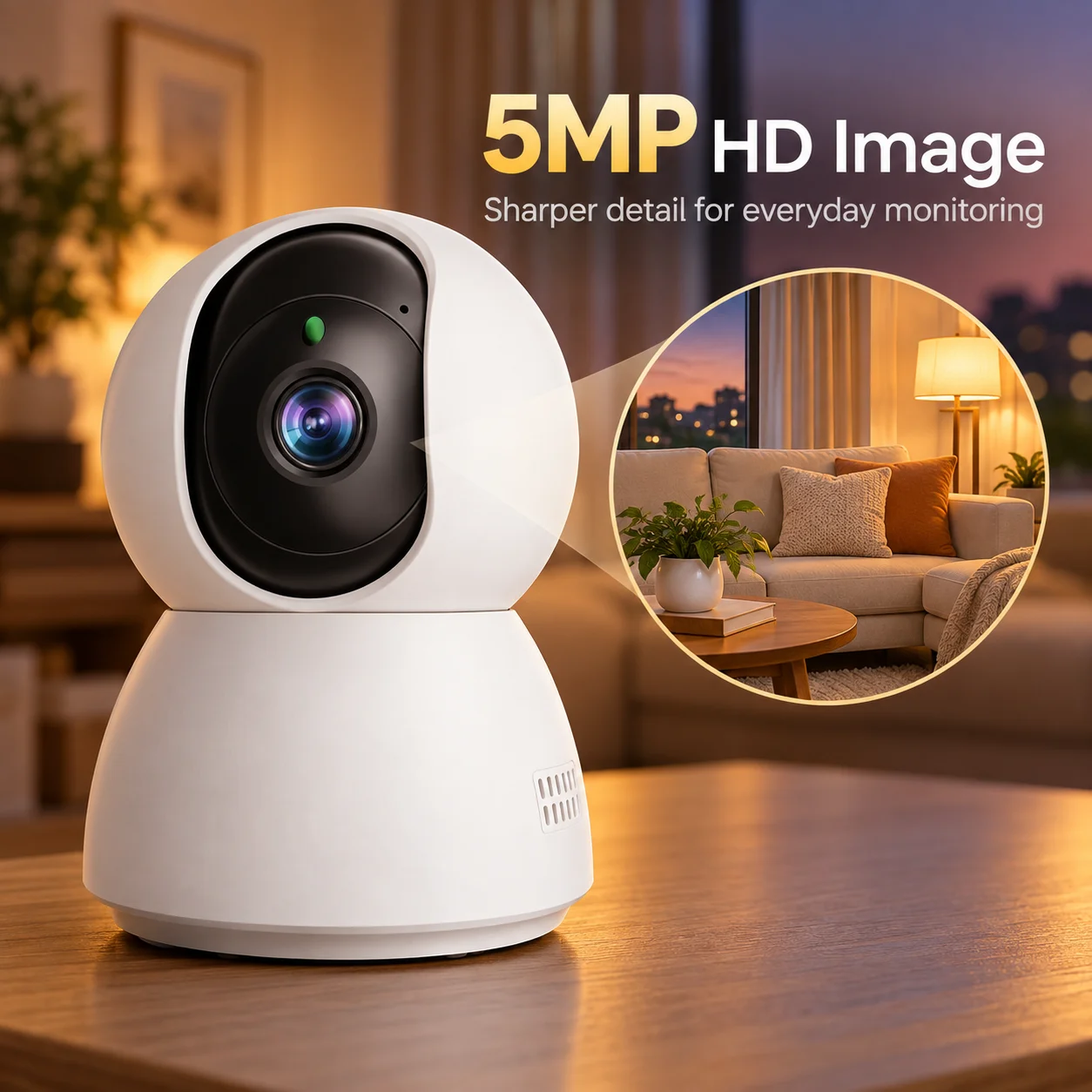 5MP mini Tuya Smart Life Home Mini WiFi IP Camera Indoor Wireless Home Security CCTV Surveillance Camera Auto Tracking