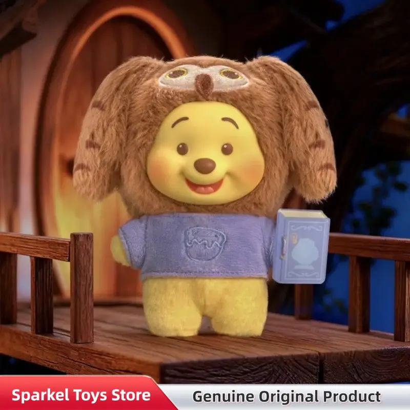 Genuine Winnie The Pooh Animal Storybook Series Blind Box Ornament Figurine Cute Vinyl Plush Pendant Dolls Mystery Box Toys Gift view 4