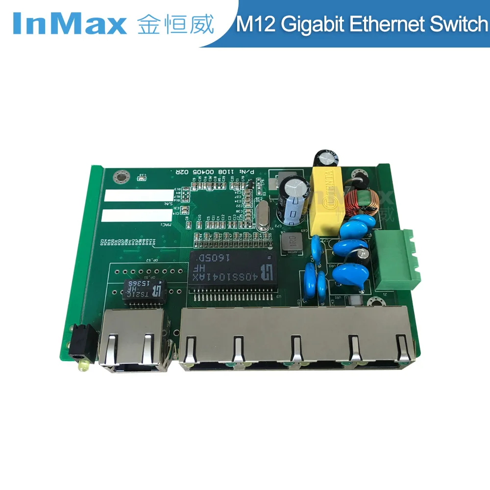 Customized Network Switch 5 Ports Pcba Switch Board