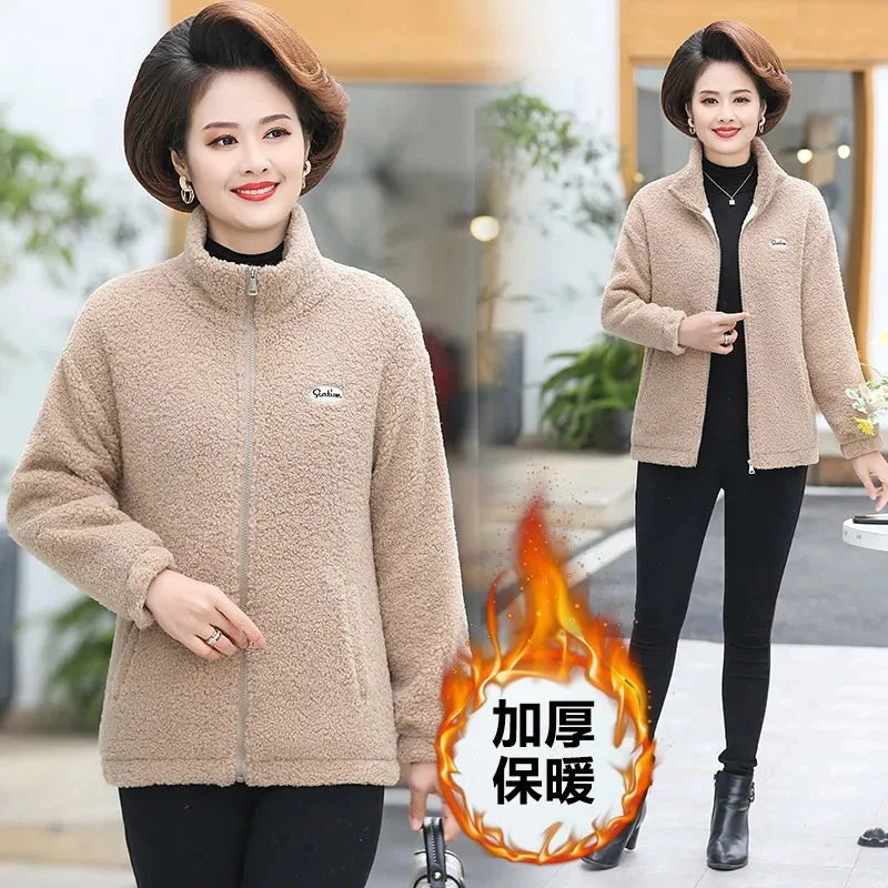 Jaqueta de lã de cordeiro roupa feminina mulher acolchoada gilet acolchoado construção zip-à través da frente prático bolso detalhe inverno essencial