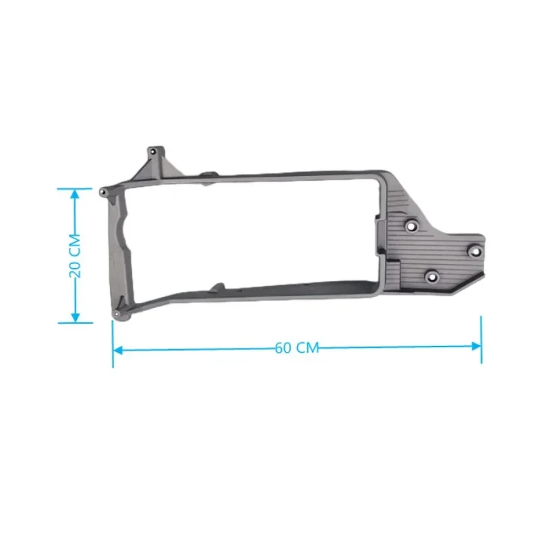 

Left Right Truck Front Bumper Headlights Aluminum Frame For DAF Truck 1372802 1372801