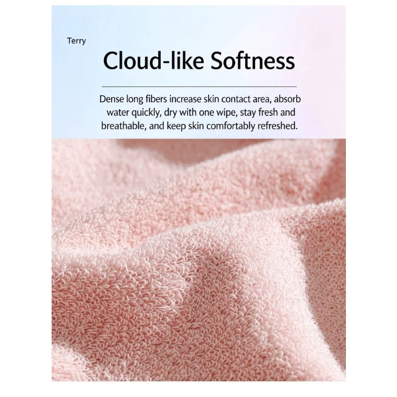 Fluffy 100% Cotton Towel, Quick Dry Absorbent Bath & Face Towel, Multi Colors Multi Sizes for Home Bathroom Hotel Use