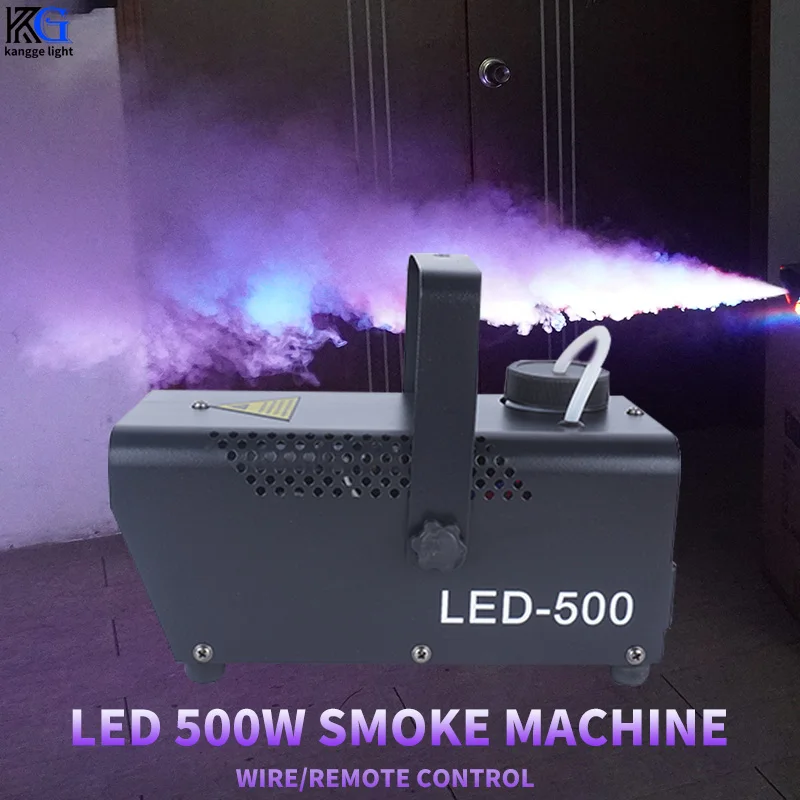 

Remote Control 500W Smoke Machine LED Full Color Fog Machine DJ Disco Stage Smoke Machine Equipment for Party Night Club Show