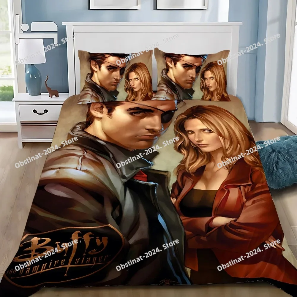 

Duvet Cover Pillowcase Bedding Set Buffy The Vampire Slayer Adult Boy Girl Bedroom Decoration Children Gift Single Double Large