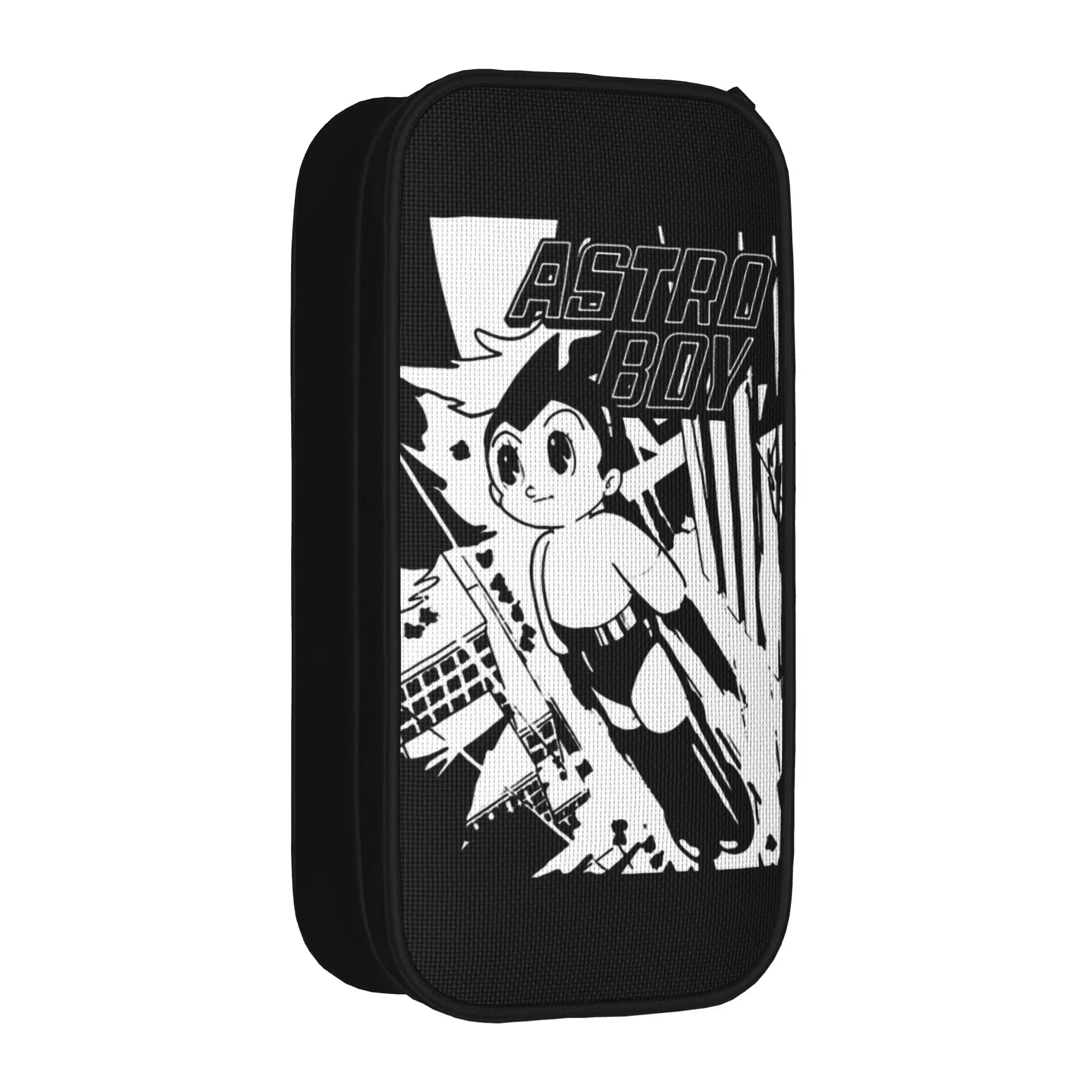 Astro Boy – trousses à crayons Mighty Atom, porte-stylos pour étudiants, grands sacs de rangement, papeterie à fermeture éclair