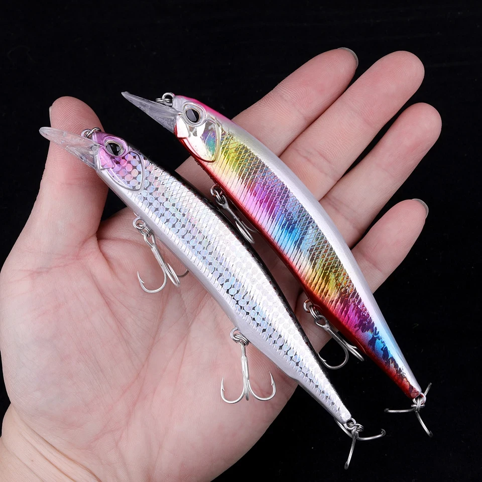 WALK FISH 13cm 19g Minnow Fishing Lures Artificial 3d Eyes Floating Swimbait Crankbaits Hard Baits Carp Sea Pesca Fishing Tackle