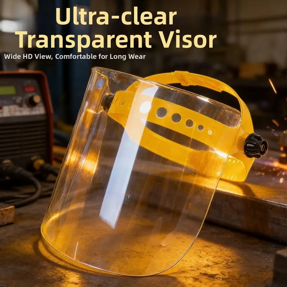 Face Protector Welding Protective Mask Heat Resistant Adjustable Welding Helmet Splash-proof Anti Shocking Welder Mask