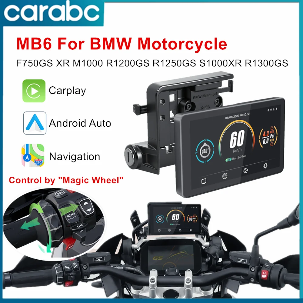 yZ[zCARABC 6C` oCNpGPSir CXCarPlay Android Auto BMW F750GS XR M1000 R1200GS R1250GS R1300GS S1000XRΉ