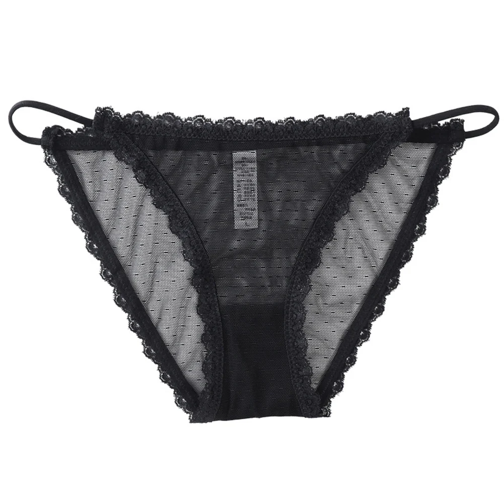 Damenunterwäsche Nahtlose Sexy Spitze Ausgehöhlte Höschen Durchsichtige Slips Dünne Sexy Dessous Weiche Japanische Damen T-Panties
