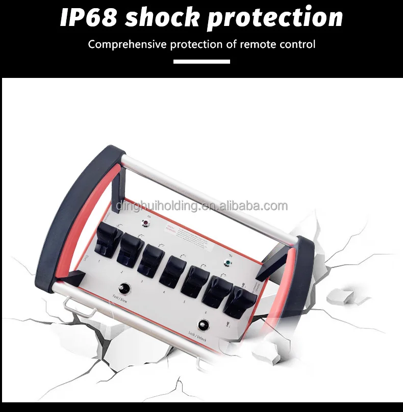 In Stock Full Brake Integrated Model Wireless Proportional Remote Control Long Distance 500 Meters 7 Functions