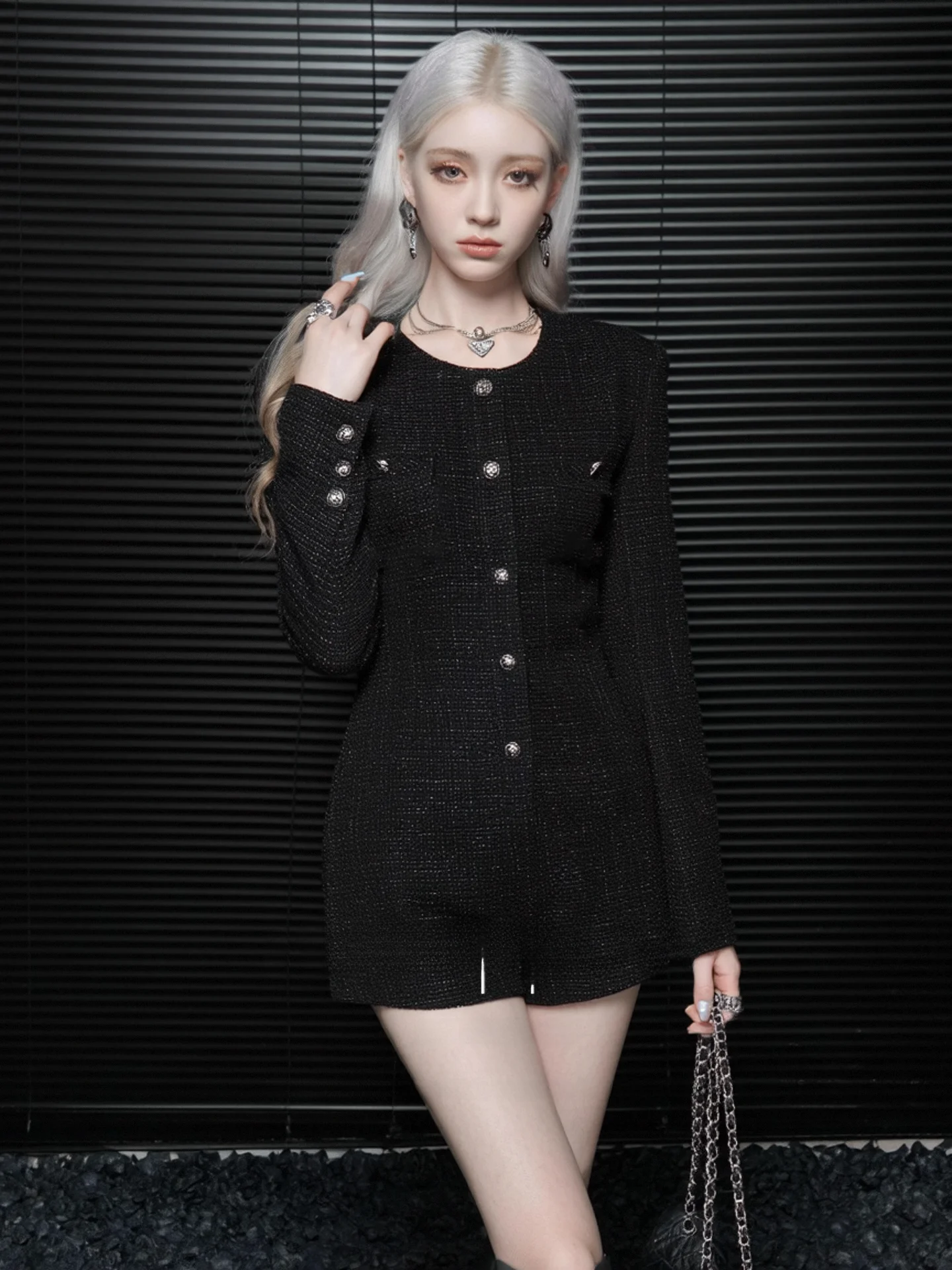 Huaappuw bloemenpakbroek rond Ne Slim Fit Veelzijdige ort-broek Herfst Nieuwe Sle Franse Sle Patchwork Polyestermix