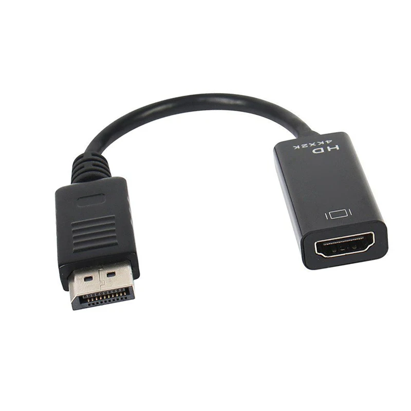 4K UHD Displayport to HDMI-comptible  Video Converter Cable Male to Female DP to HDTV for PC Computer