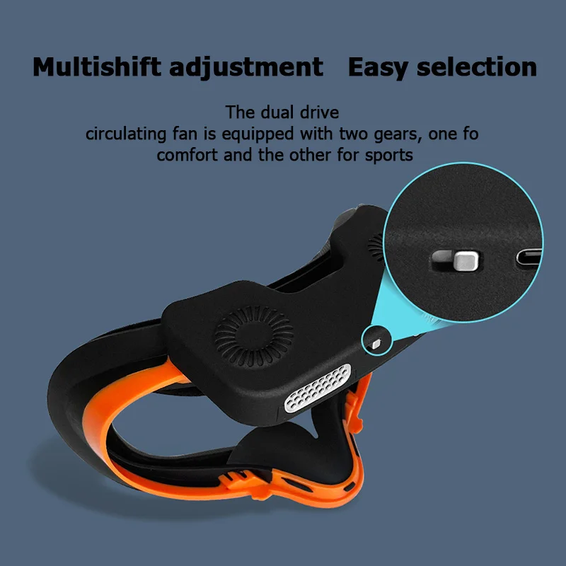 Air Circulation Mask And Fan For Oculus Quest 2 Dual drive fan Two gear adjustment Porous ventilation For VR Accessories