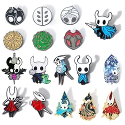 Hollow Knight-broche de esmalte para solapa, alfileres de Metal, accesorios de joyería de moda