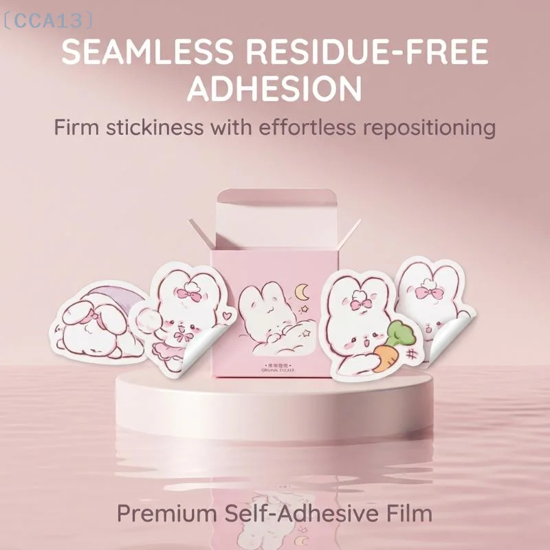 [CCA13]Cute Kawaii Rabbit Stickers 45 Pcs/Box Waterproof Vinyl for Diary Planner Scrapbooking Phone Case Decor