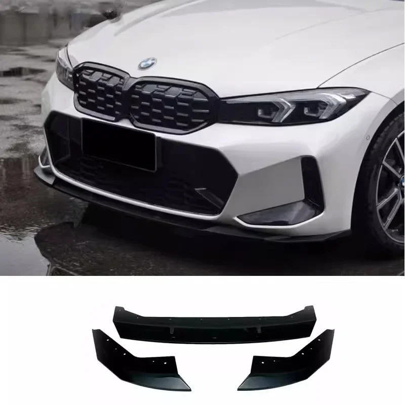 

New！ Suitable for BMW's new 3 Series LCI G20 G28 VTEN black front lip car modification parts 2023 2024